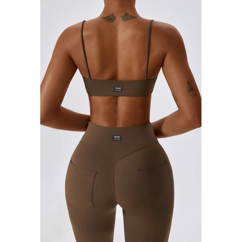 Pantalón push up moldeador marrón ZAPPY FLEXI K131 MITARE