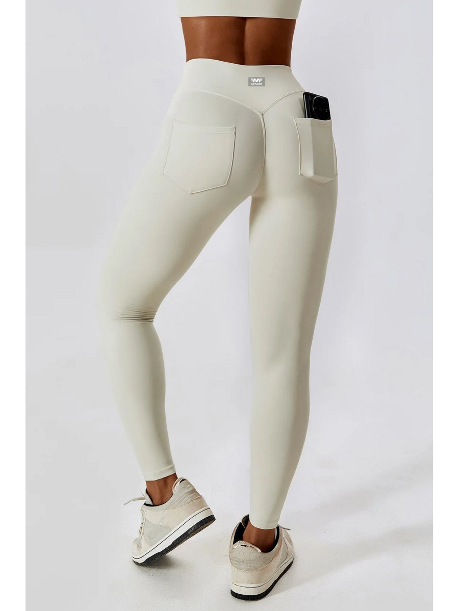 Pantalón push up moldeador crema ZAPPY FLEXI K131 MITARE