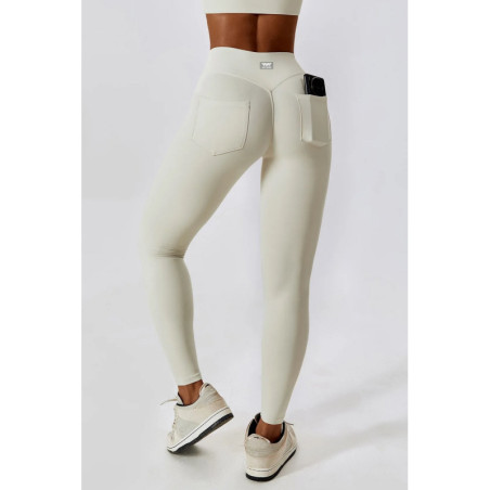 Pantalón push up moldeador crema ZAPPY FLEXI K131 MITARE