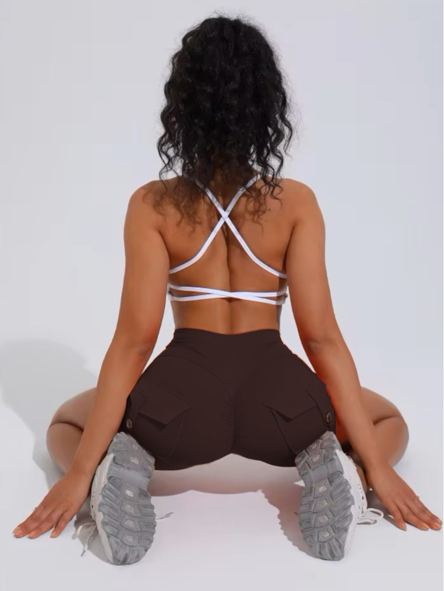 Short push up moldeador de mujer chocolate ZAPPY TRENDY K133 MITARE