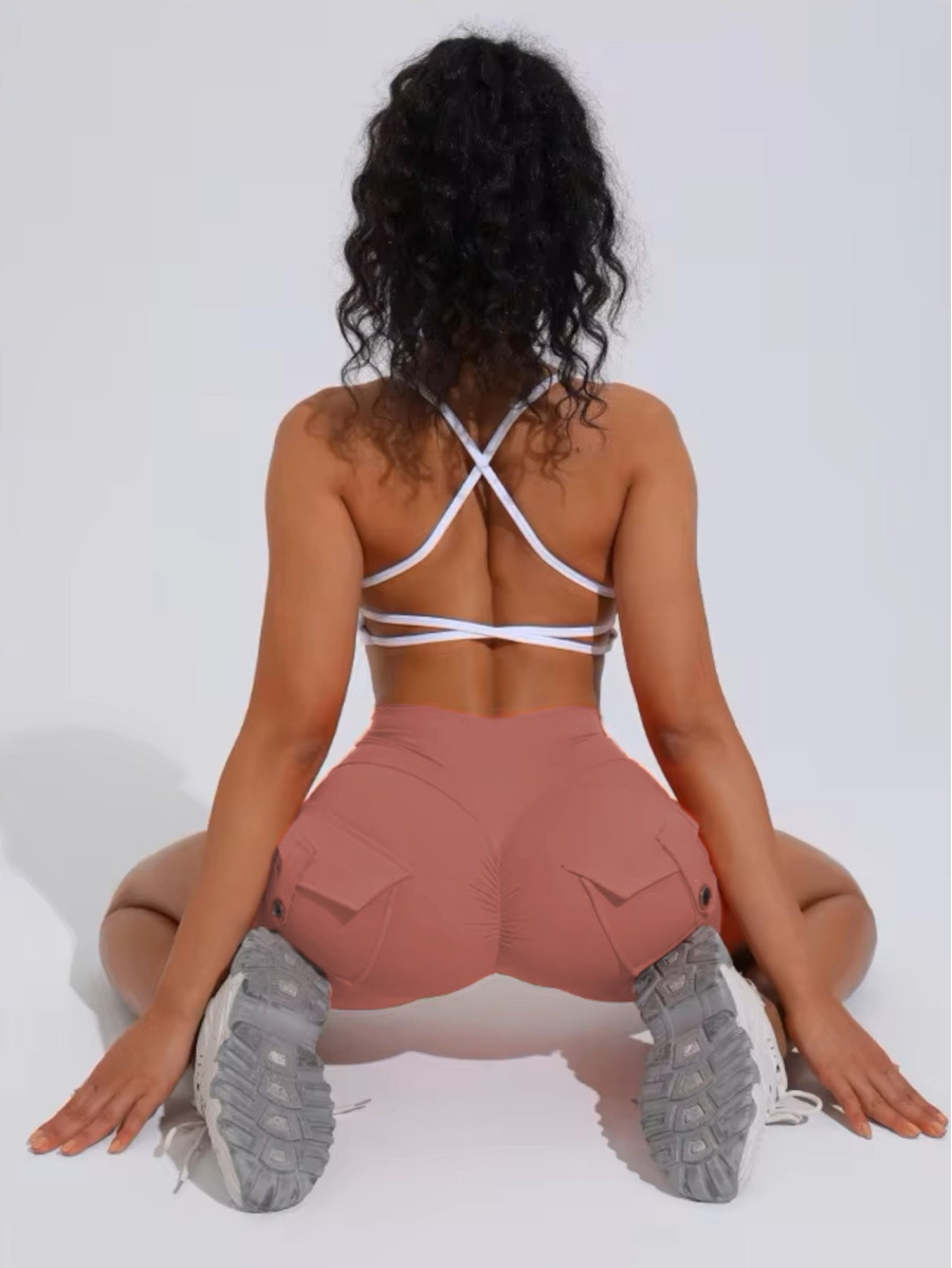 Short push up moldeador de mujer salmone ZAPPY TRENDY K133 MITARE