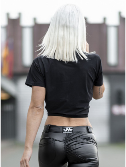 Camiseta atada Letters N680 NEGRO NEBBIA 2