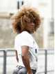Camiseta atada Letters N680 BLANCO NEBBIA