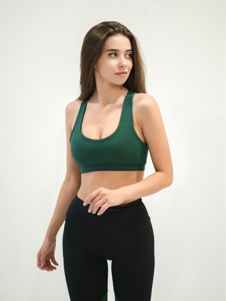 Sujetador deportivo BASIC K027 verde MITARE