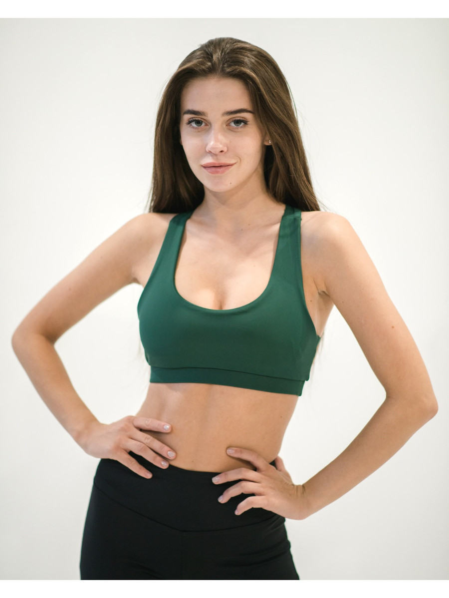 Sujetador deportivo BASIC K027 verde MITARE