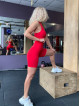 Pantalones cortos BEAUTY K038 rojo MITARE