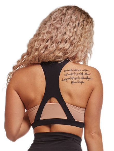 Sujetador deportivo CUTE K075 beige MITARE 2