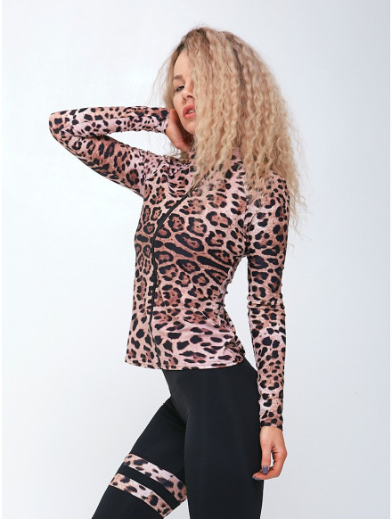 Sudadera FIT K046 leopardo MITARE