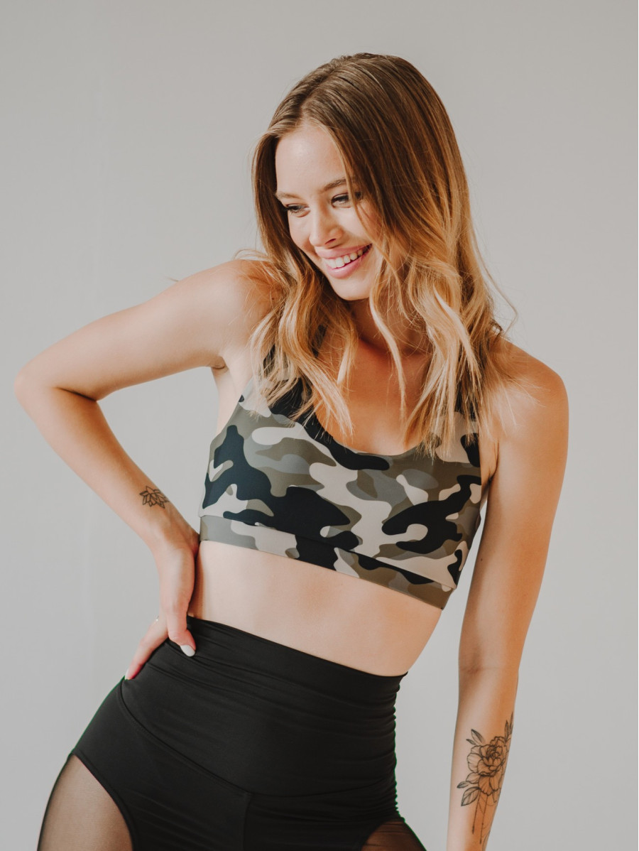 Sujetador deportivo BASIC K027 camo MITARE