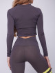 Sudadera corta SIMPLY K045 gris MITARE