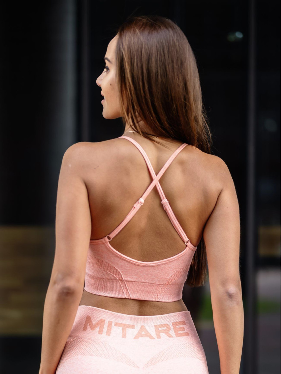 Sujetador deportivo SENSUAL K021 salmón MITARE