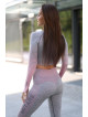 Crop Top Manga Larga SHADE K01 gris/rosa MITARE