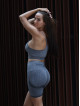 Shorts sin costuras PUSH UP MAX K077 gris oscuro MITARE