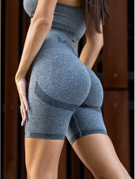 Shorts sin costuras PUSH UP MAX K077 gris oscuro MITARE