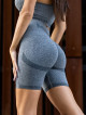 Shorts sin costuras PUSH UP MAX K077 gris oscuro MITARE