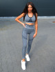 Sujetador sin costuras SLIM PUSH UP K079 gris oscuro MITARE