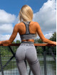 Sujetador sin costuras SLIM PUSH UP K079 gris oscuro MITARE