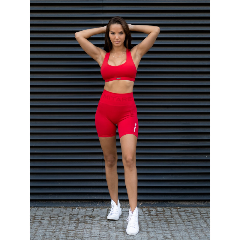 Shorts sin costuras PUSH UP MAX K077 rojo MITARE