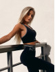 Sujetador sin costuras SLIM PUSH UP K079 negro MITARE