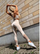 Sujetador deportivo LOVELY K005 beige MITARE
