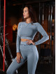 Leggings sin costuras PUSH UP MAX K001 azul MITARE