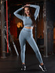 Leggings sin costuras PUSH UP MAX K001 azul MITARE