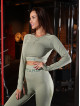 Top corto sin costuras PUSH UP MAX K084 ejercito verde MITARE