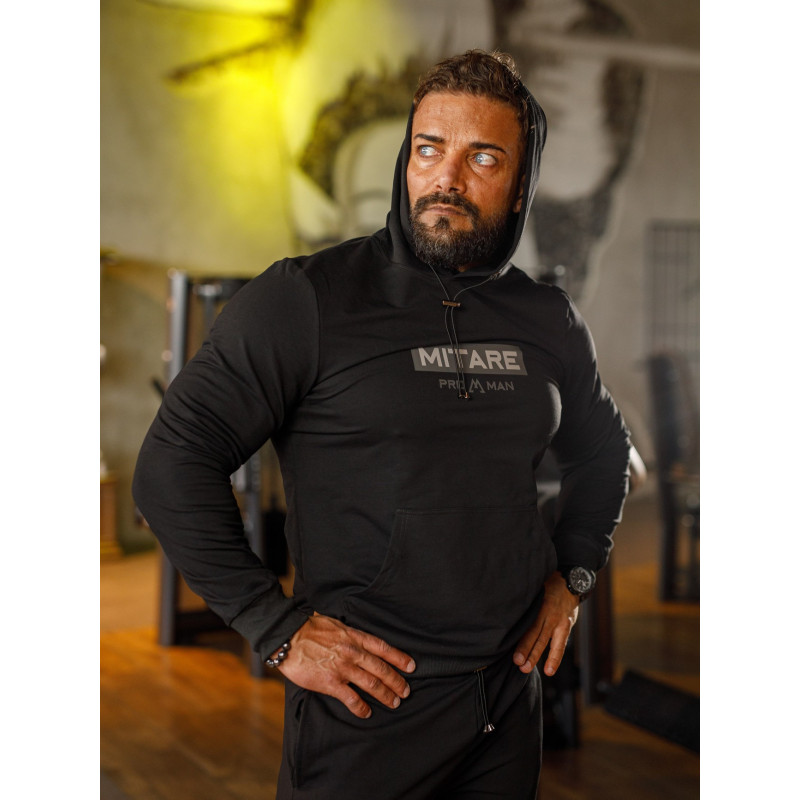 Sudadera con capucha K103 negro MITARE PRO MAN