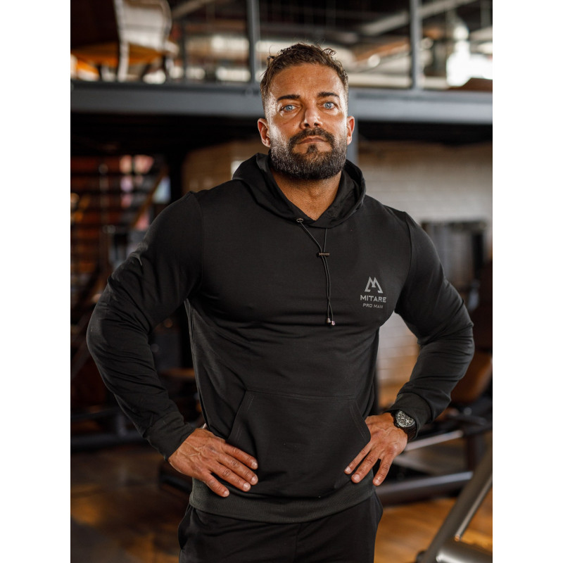 Sudadera con capucha K088 negro MITARE PRO MAN