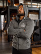 Sudadera con capucha K085 gris MITARE PRO MAN