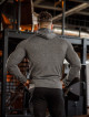 Sudadera con capucha K085 gris MITARE PRO MAN