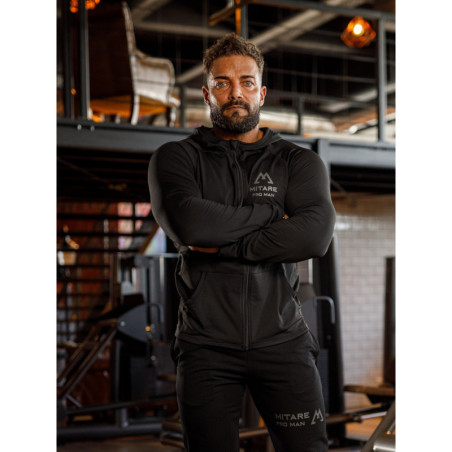 Sudadera con capucha K085 negro MITARE PRO MAN