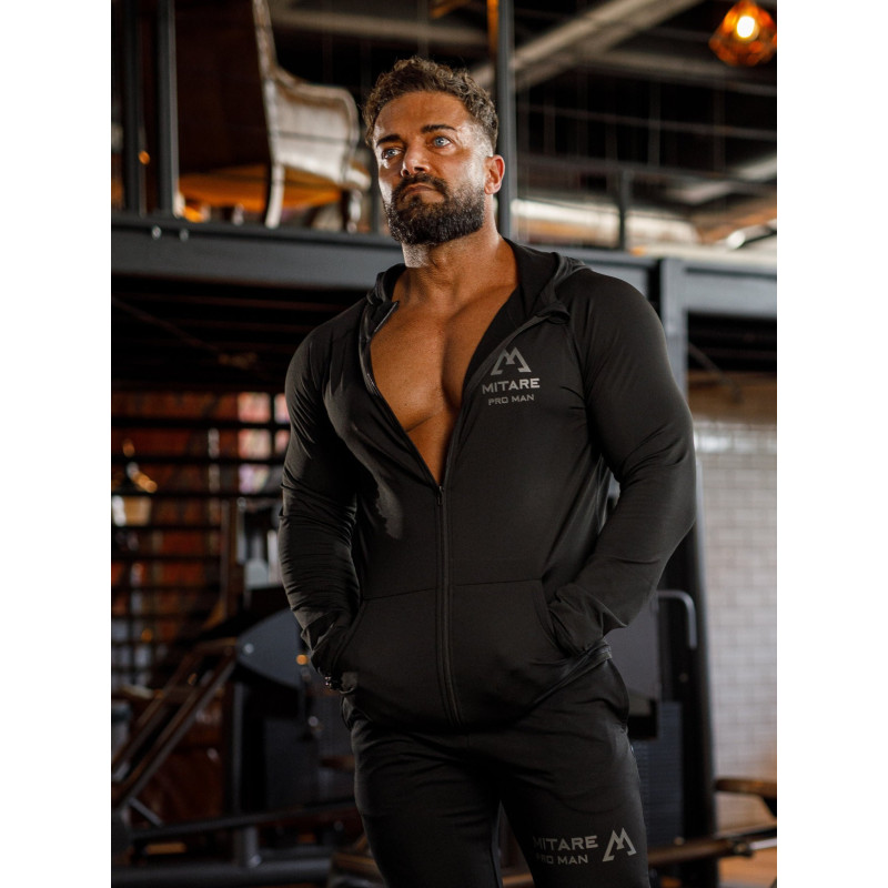 Sudadera con capucha K085 negro MITARE PRO MAN
