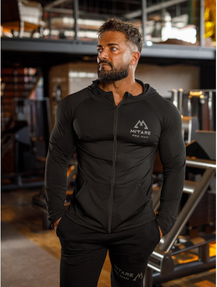 Sudadera con capucha K085 negro MITARE PRO MAN