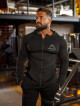 Sudadera con capucha K085 negro MITARE PRO MAN