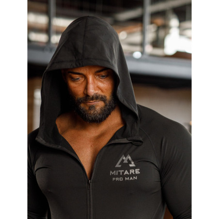 Sudadera con capucha K085 negro MITARE PRO MAN