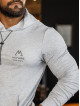 Sudadera con capucha K088 gris claro MITARE PRO MAN