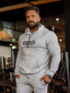 Sudadera con capucha K103 gris claro MITARE PRO MAN