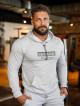 Sudadera con capucha K103 gris claro MITARE PRO MAN