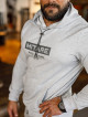 Sudadera con capucha K103 gris claro MITARE PRO MAN