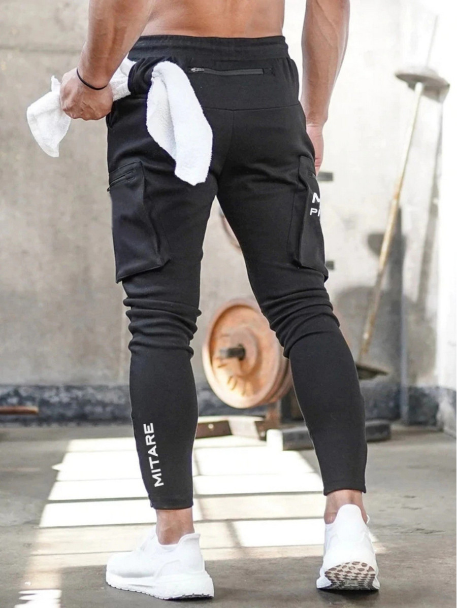 Pantalones de chándal K102 negro MITARE PRO MAN
