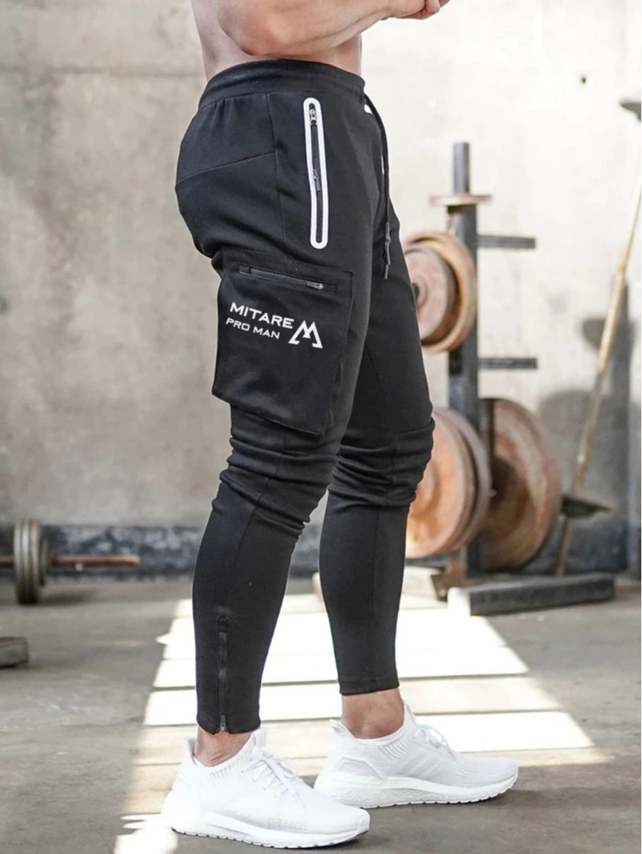 Pantalones de chándal K102 negro MITARE PRO MAN