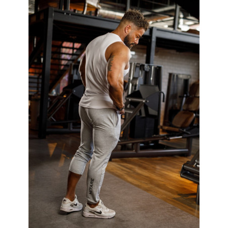 Camiseta de tirantes K092 blanco MITARE PRO MAN