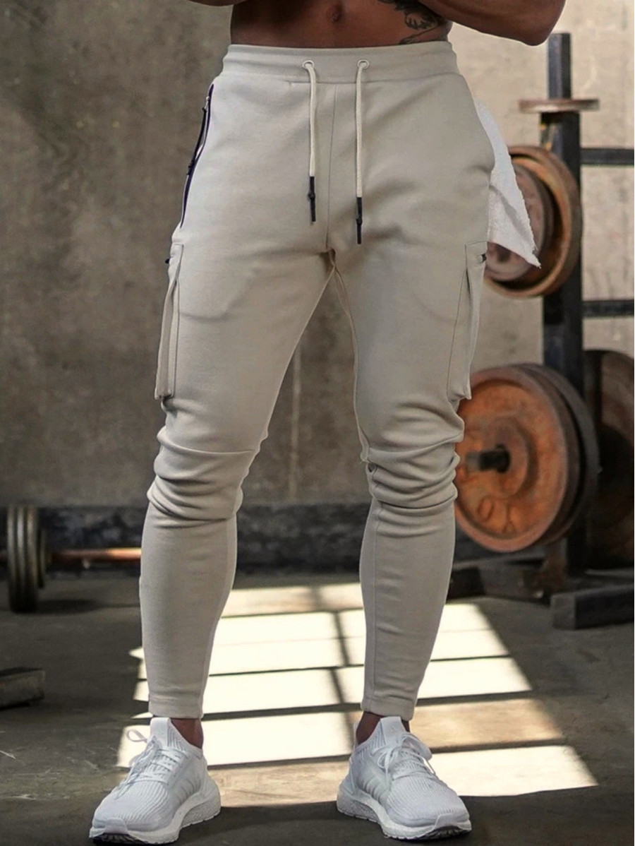 Pantalones de chándal K102 gris claro MITARE PRO MAN