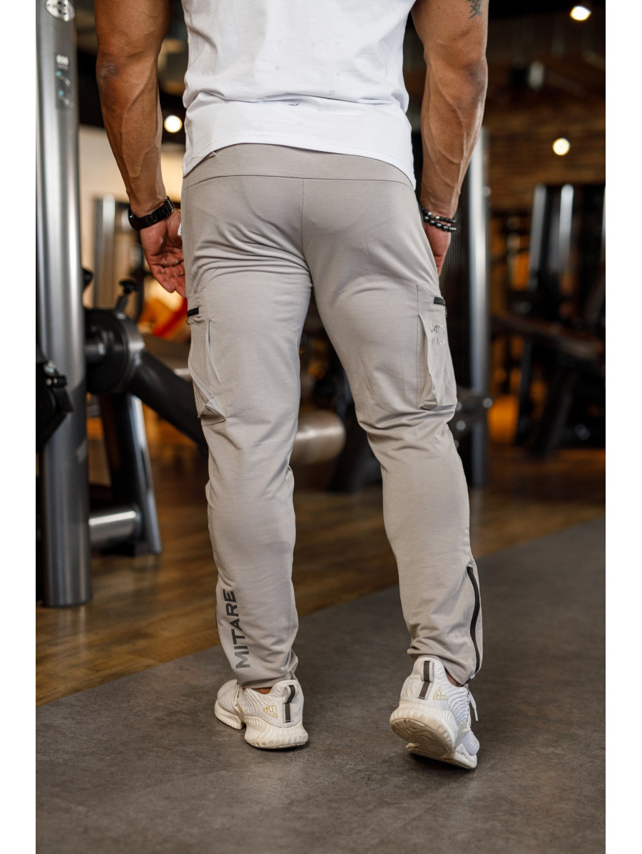 Pantalones de chándal K102 gris claro MITARE PRO MAN