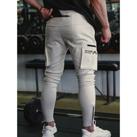 Pantalones de chándal K102 gris claro MITARE PRO MAN