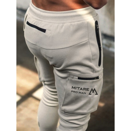 Pantalones de chándal K102 gris claro MITARE PRO MAN