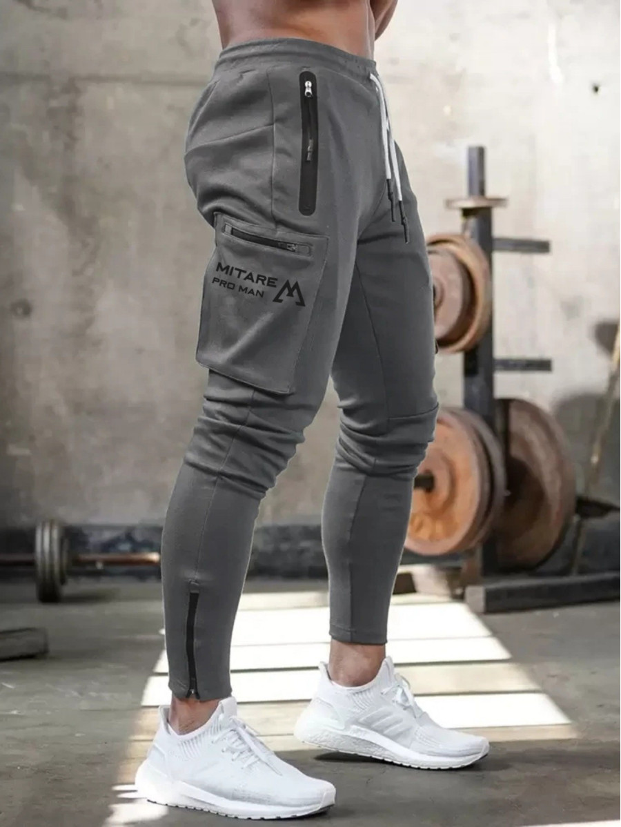 Pantalones de chándal K102 gris oscuro MITARE PRO MAN