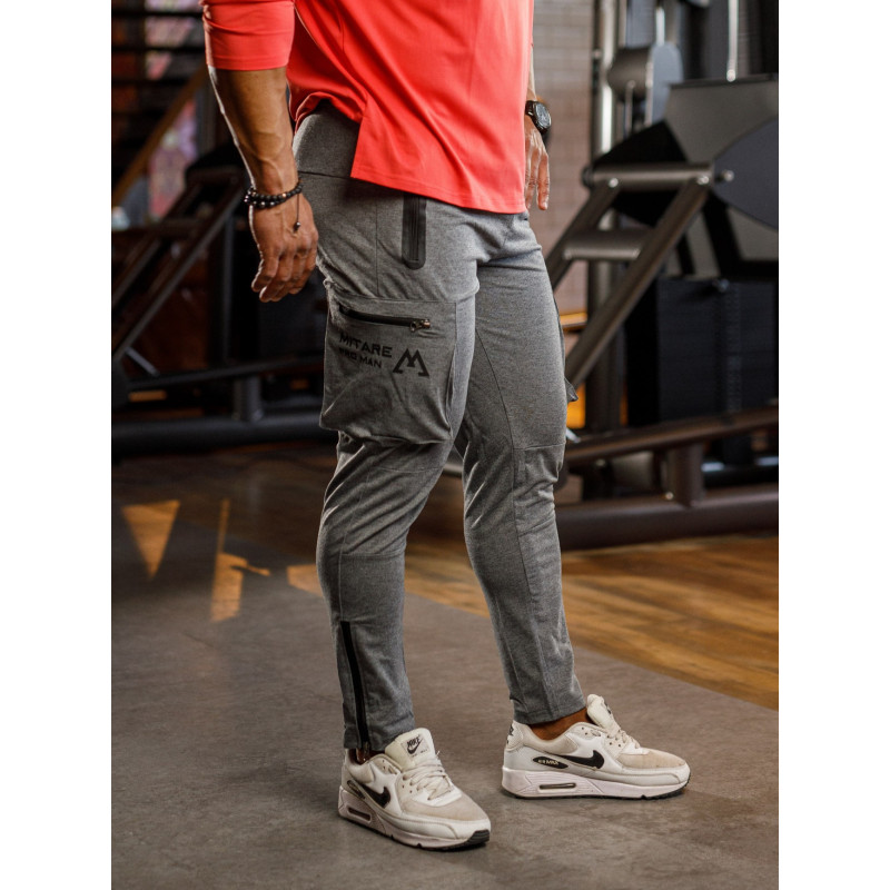 Pantalones de chándal K102 gris oscuro MITARE PRO MAN