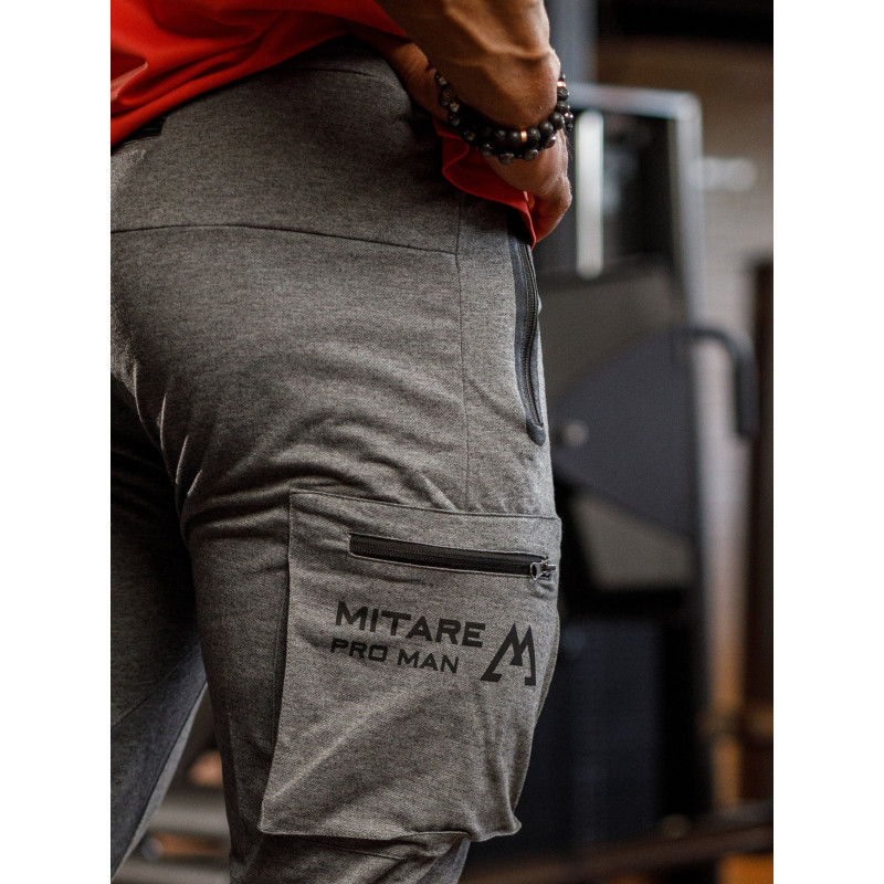 Pantalones de chándal K102 gris oscuro MITARE PRO MAN